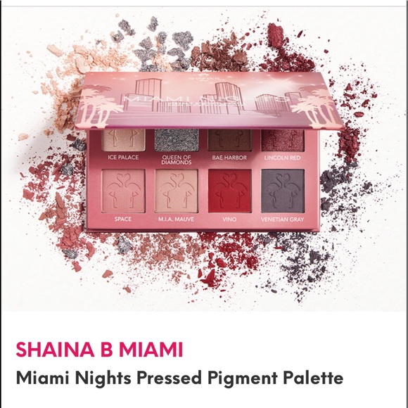 SHAINA B MIAMI Miami Nights Pressed Pigment Palette 10g - Picture 1 of 3